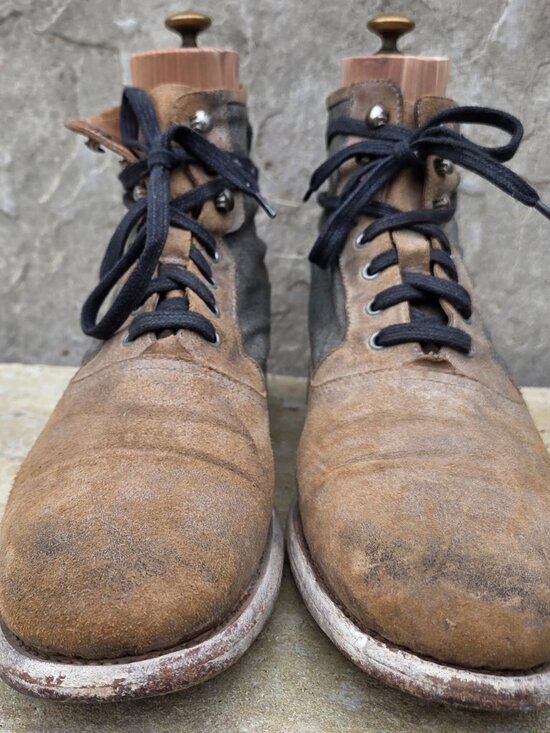 John Varvatos Bowery Lace Boots – Limited Edition Hand made in Italy - Size 10.5 main image 9